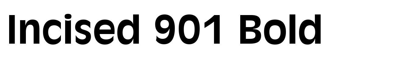 Incised 901 Bold